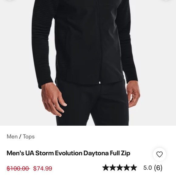 Under Armour Golf Loose Fit Jacket - Picture 2 of 4